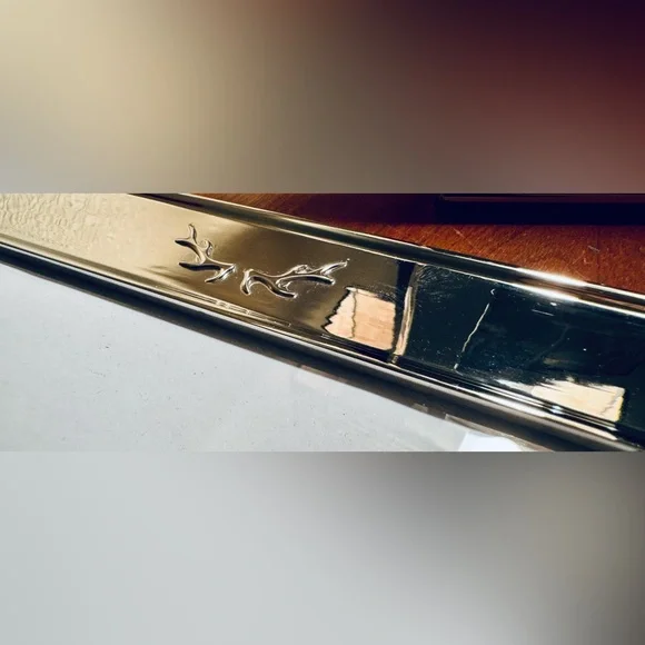 NWOT 2 Pottery Barn Silver Tone Frames Winter Theme skis antlers preppy cabin - Picture 10 of 15